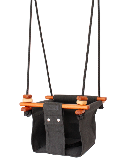 Baby & Toddler Swing - Slate Grey - Little Reef and Friends
