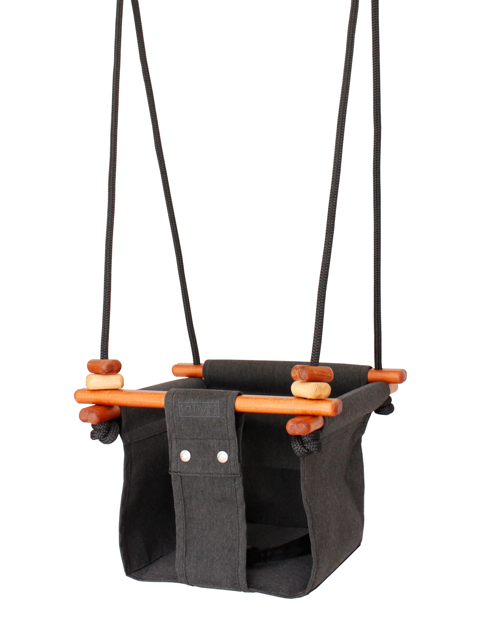 Baby & Toddler Swing - Slate Grey - Little Reef and Friends