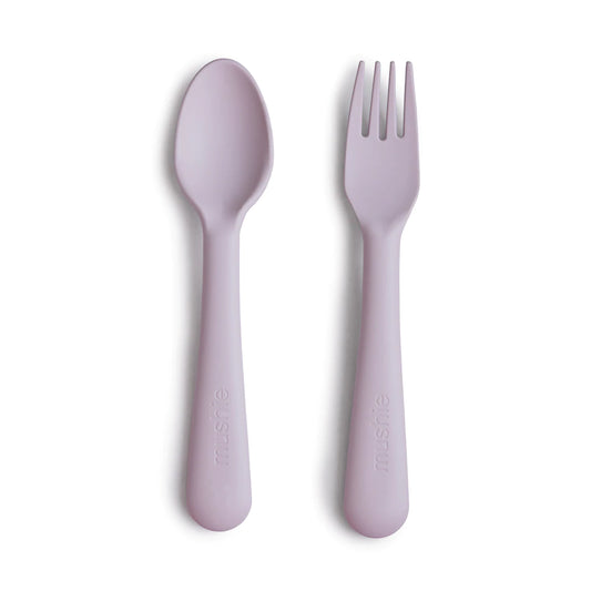 Fork & Spoon Set - Soft Lilac - Little Reef and Friends