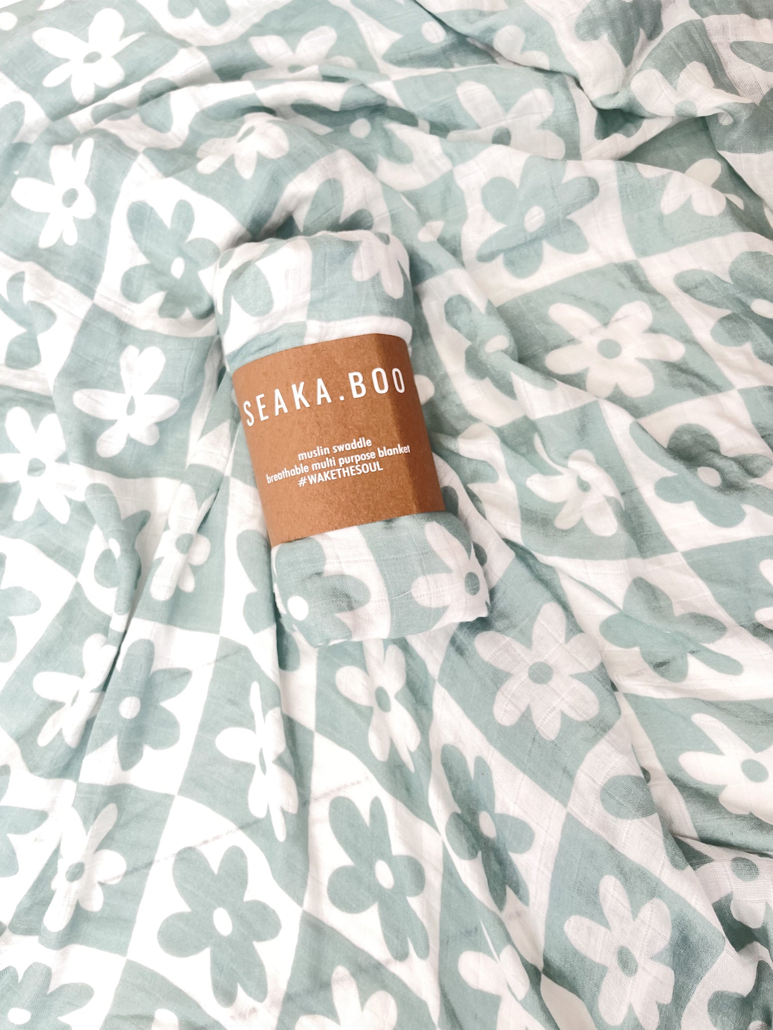 Soli Muslin Swaddle - Little Reef and Friends
