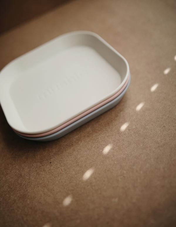 Square Plate (Set of 2) - Ivory - Little Reef and Friends
