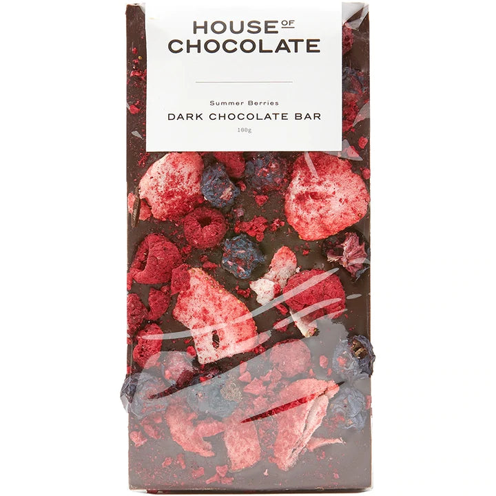 Summer Berries Dark Chocolate Bar - Little Reef and Friends