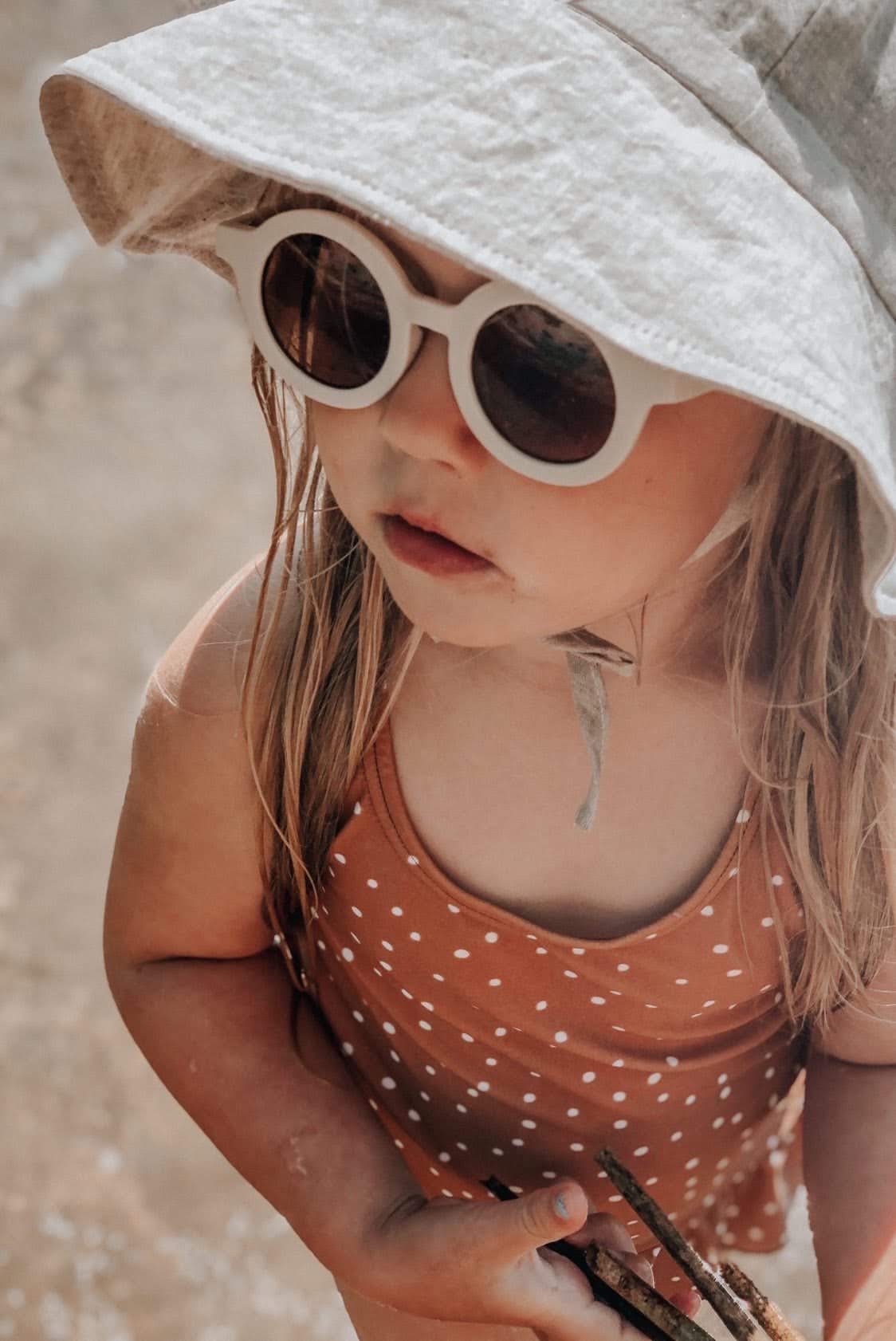 Sustainable Kids Sunglasses - Buff - Little Reef and Friends