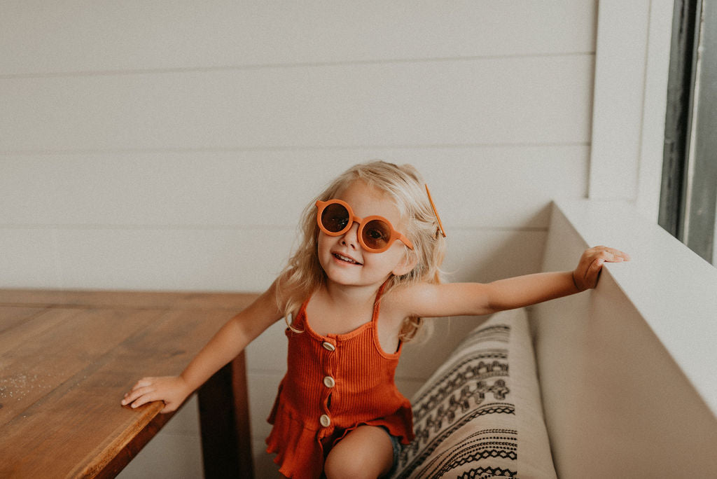 Sustainable Kids Sunglasses - Spice - Little Reef and Friends