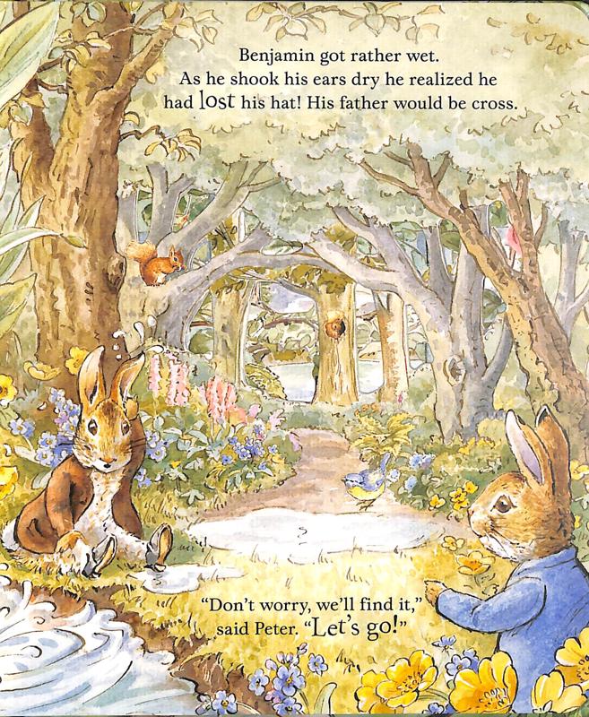 Peter Rabbit Lost Hat Peep-Inside Tale - Little Reef and Friends