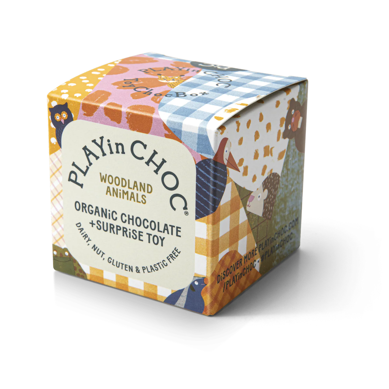 Organic Chocolate + Toy Gift Box - Woodland Animals - Little Reef and Friends