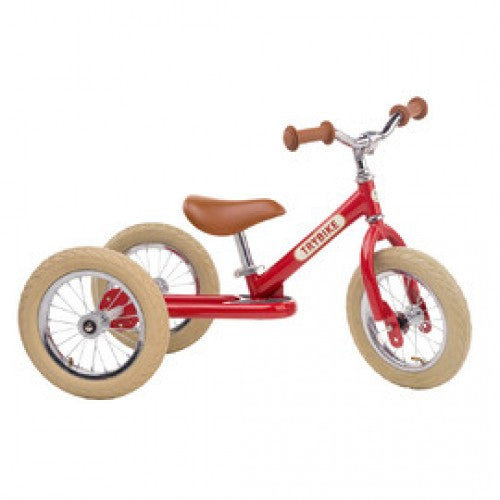 Trybike Steel 2-in-1 - Red Vintage - Little Reef and Friends