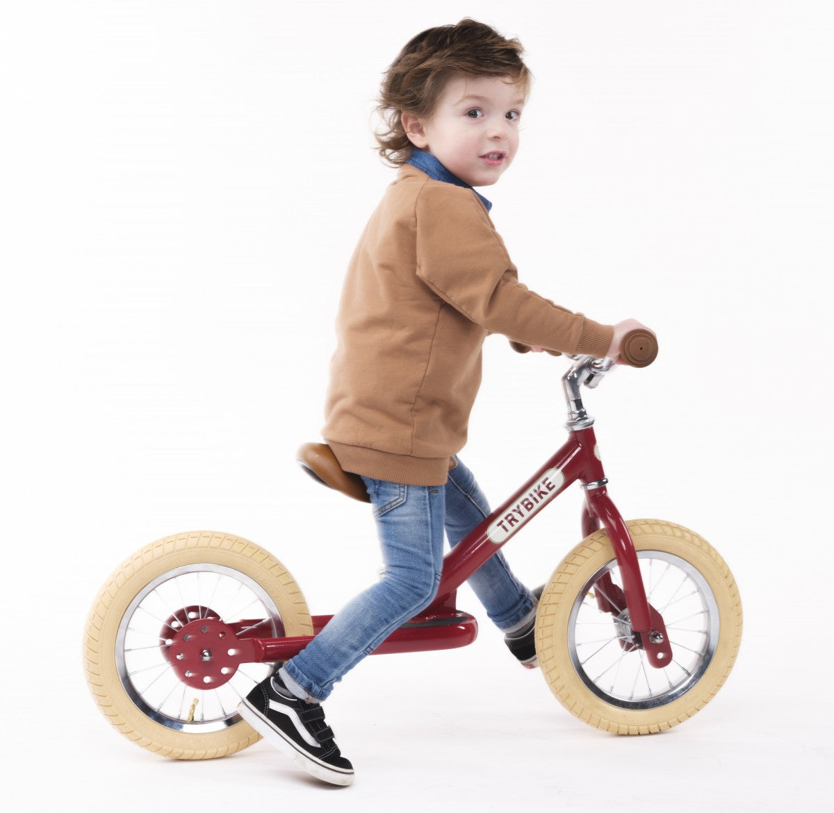 Trybike Steel 2-in-1 - Red Vintage - Little Reef and Friends