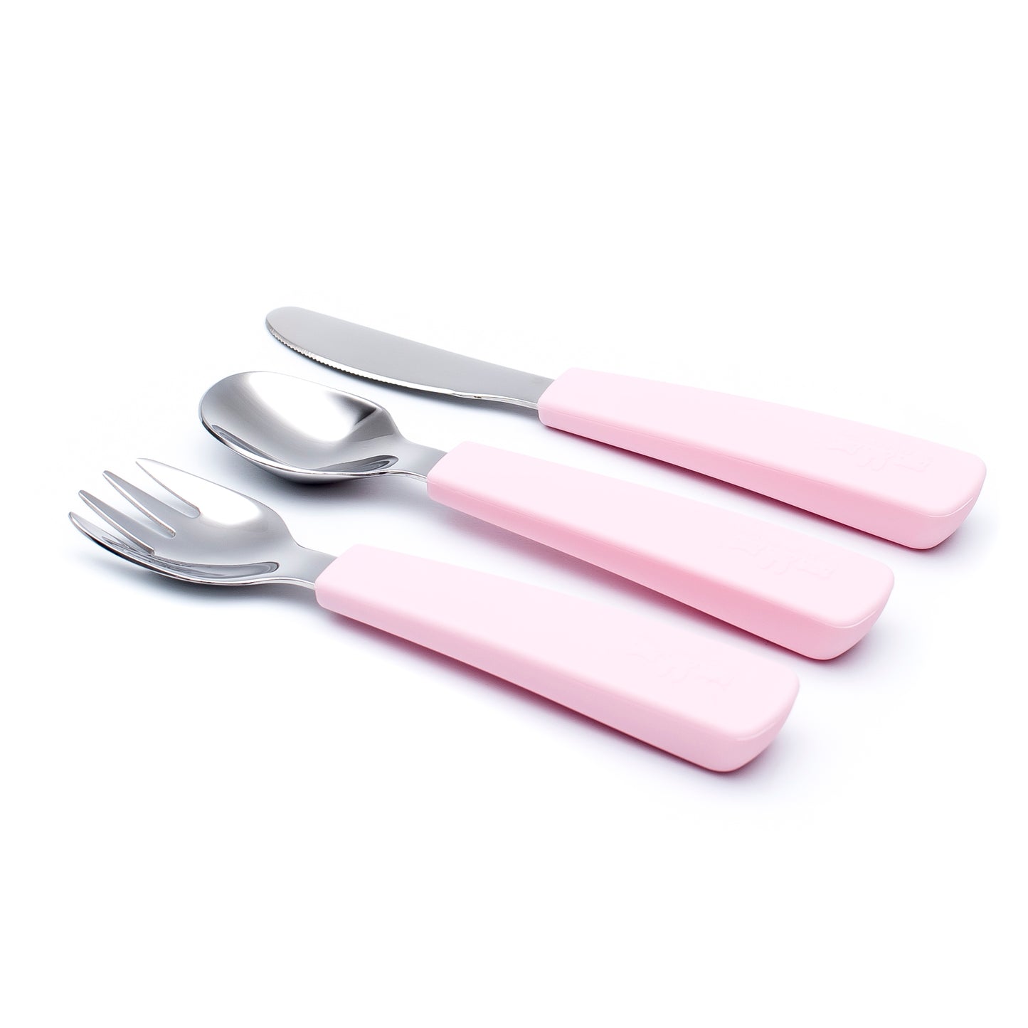Toddler Feedie Cutlery Set - Powder Pink - Little Reef and Friends