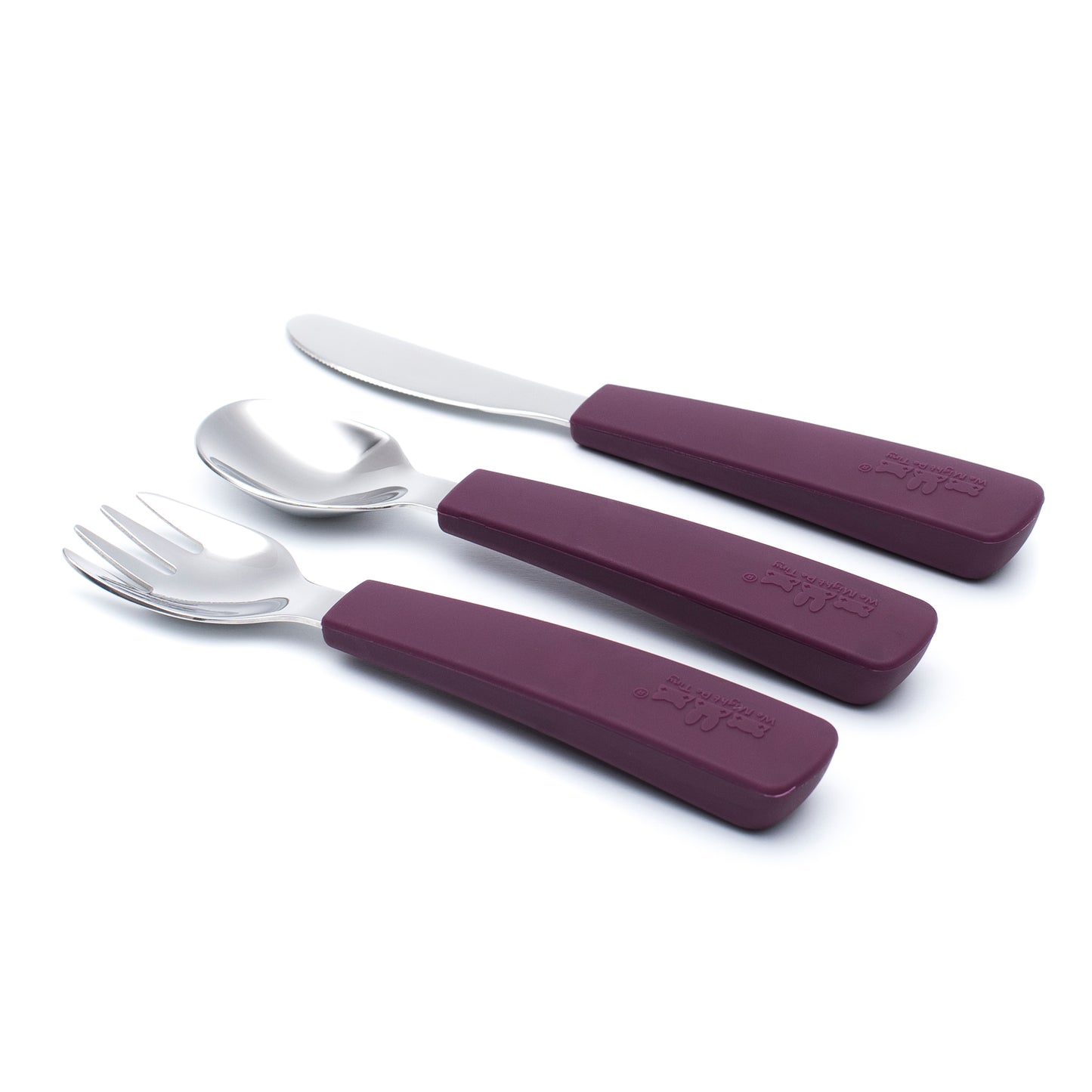 Toddler Feedie Cutlery Set - Plum - Little Reef and Friends