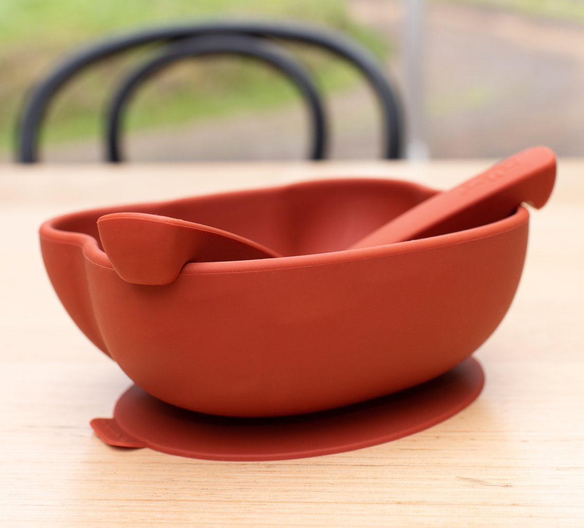 Feedie Fork & Spoon Set with Case - Rust - Little Reef and Friends