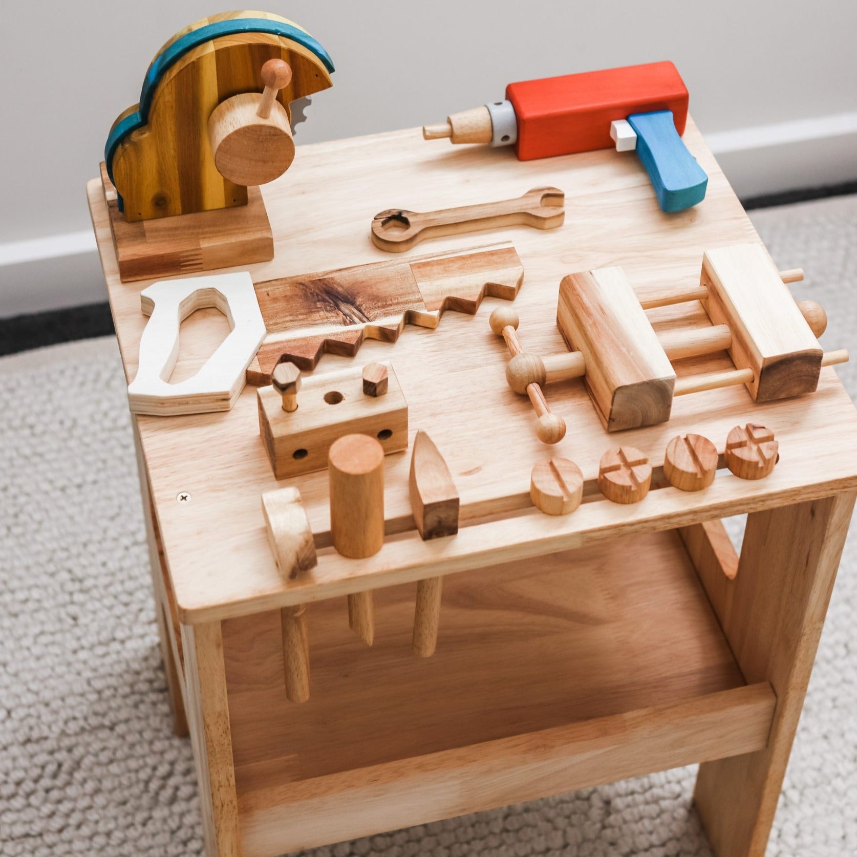 Q Toys Wooden Work Bench – Little Reef and Friends