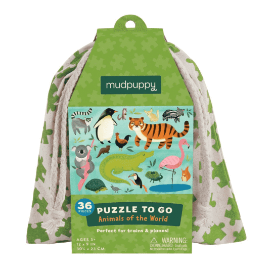 Animals of the World Puzzle to Go 36pc - Little Reef and Friends