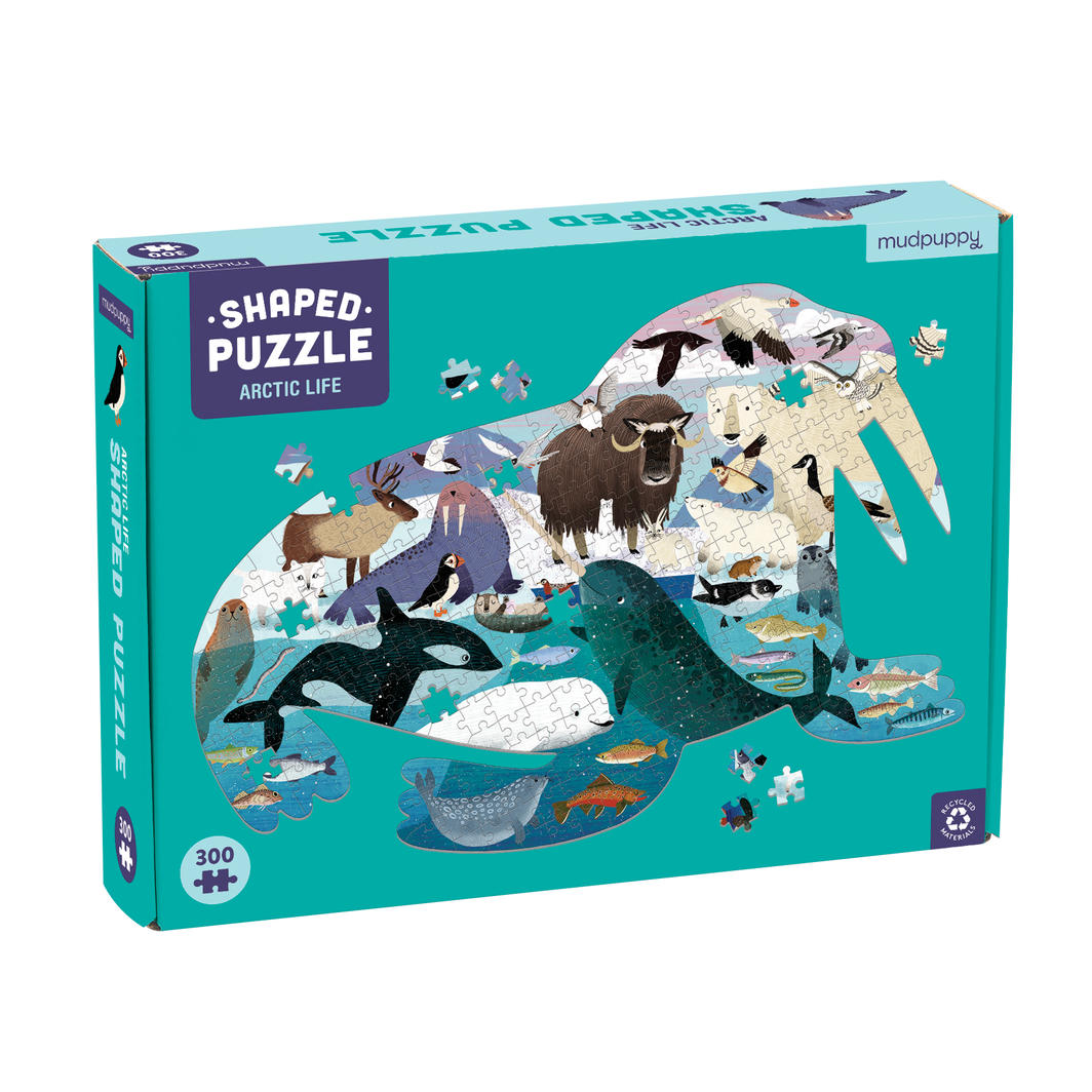 Arctic Life Shaped Puzzle 300pc - Little Reef and Friends