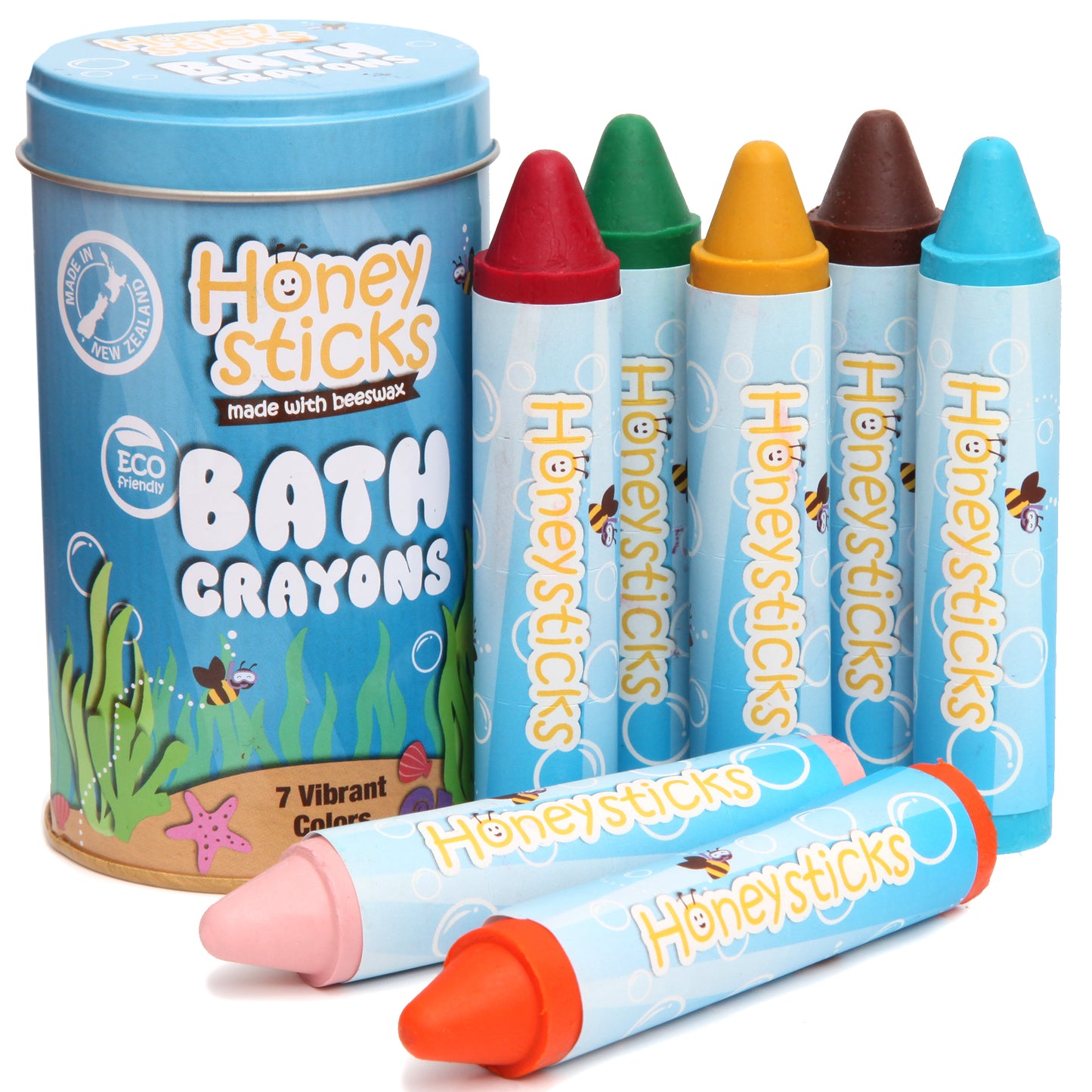 Natural Bath Crayons - Little Reef and Friends