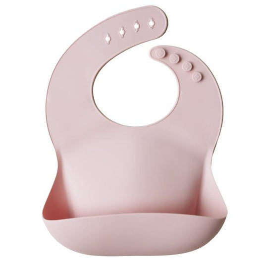 Silicone Baby Bib - Blush - Little Reef and Friends