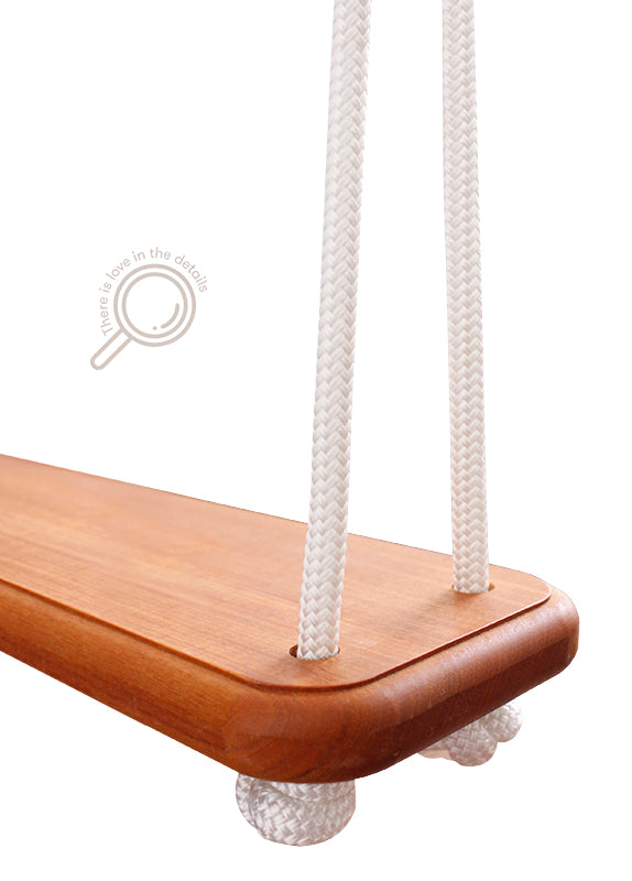 Traditional Wooden Swing - White - Little Reef and Friends