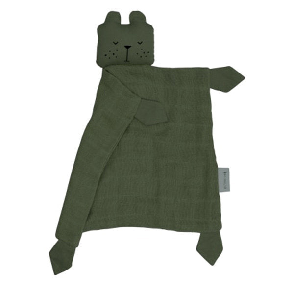 Animal Bear Cuddle Comforter - Olive - Little Reef and Friends
