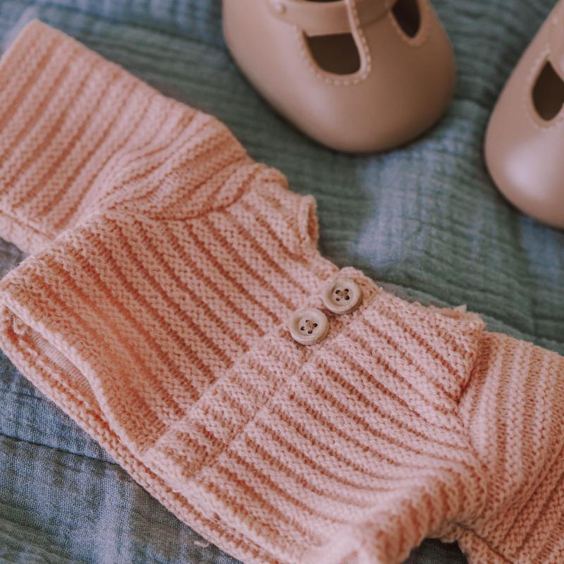 Dinkum Doll Cardigan Rose - Little Reef and Friends