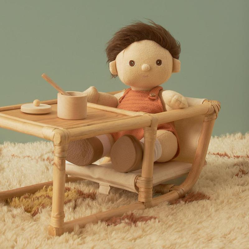 Dinkum Doll Wooden Feeding Set - Little Reef and Friends