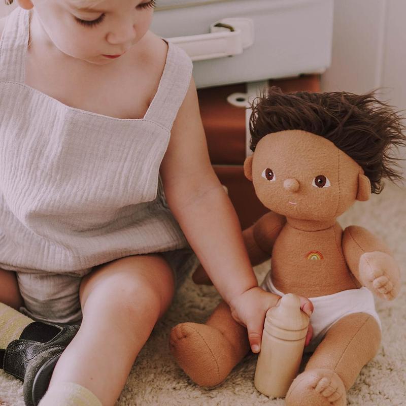 Dinkum Doll Wooden Bottle - Little Reef and Friends