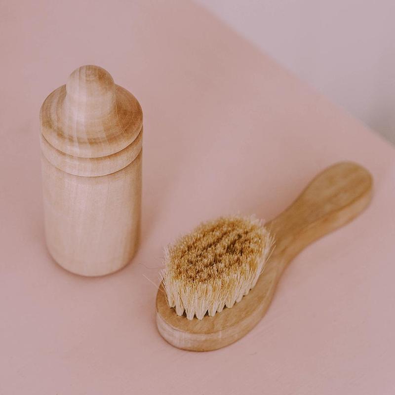Dinkum Doll Wooden Brush - Little Reef and Friends