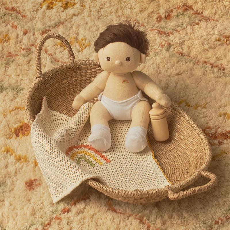 Dinkum Doll Rainbow Blanket - Little Reef and Friends