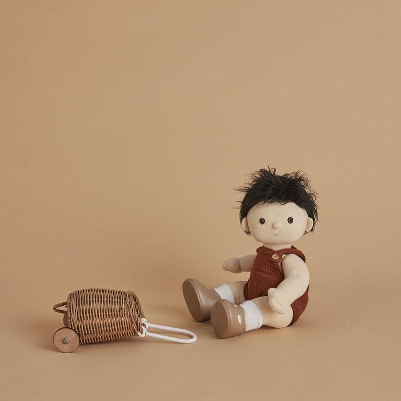 Rattan Mini Doll Luggy - Natural - Little Reef and Friends