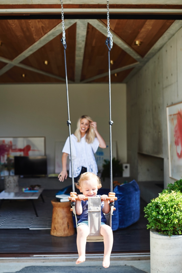 Baby & Toddler Swing - Classic Taupe - Little Reef and Friends