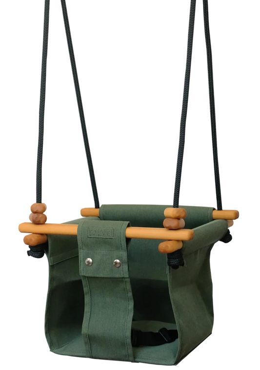 Baby & Toddler Swing - Moss Green - Little Reef and Friends