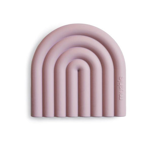 Rainbow Teether - Mauve - Little Reef and Friends