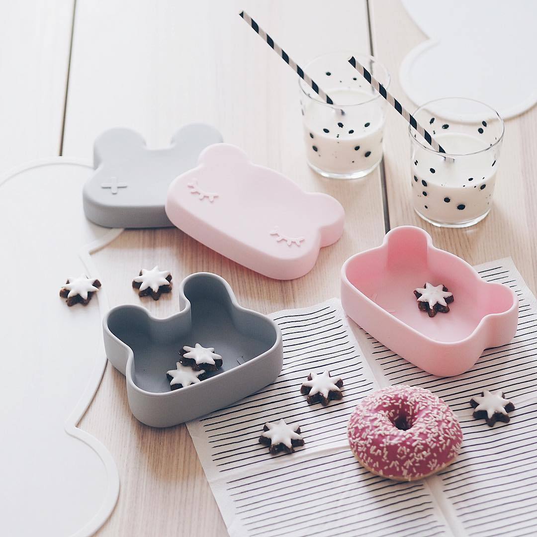 Bear Snackie - Powder Pink - Little Reef and Friends