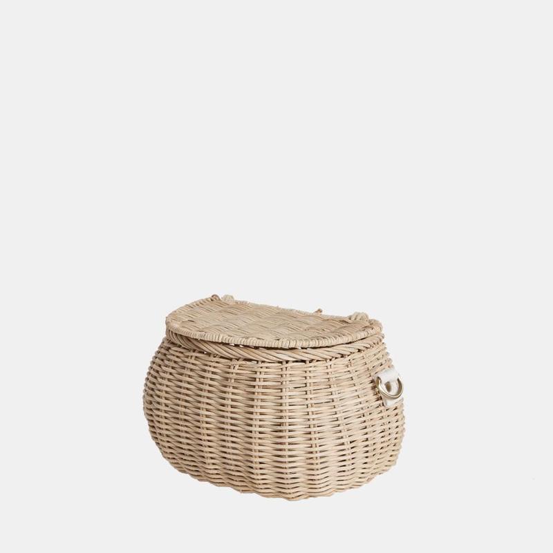 Mini Chari Rattan Bag - Straw - Little Reef and Friends