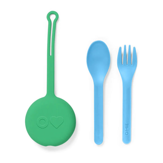 Fork & Spoon Pod Set - Mint Green - Little Reef and Friends