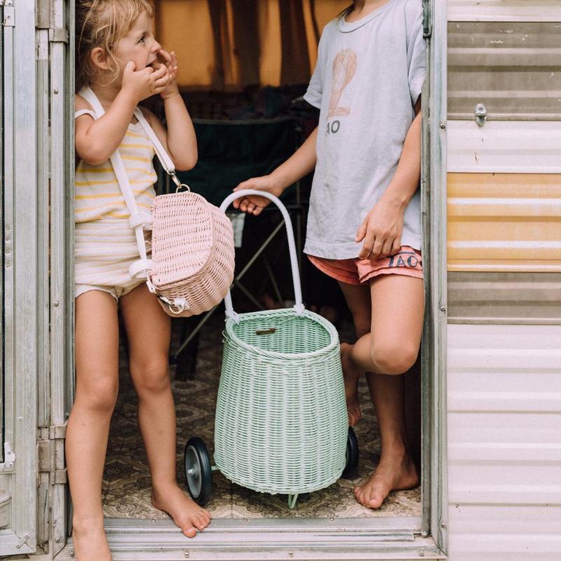 Original Rattan Luggy - Mint - Little Reef and Friends