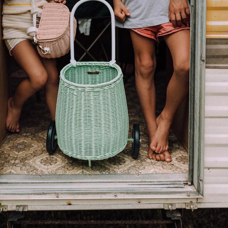 Original Rattan Luggy - Mint - Little Reef and Friends