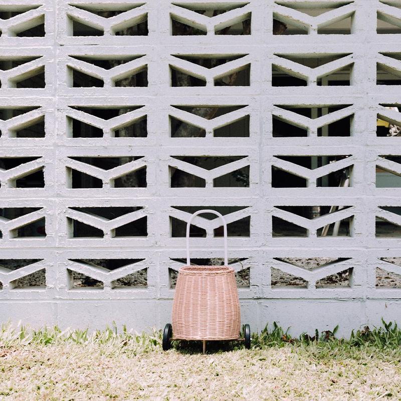 Original Rattan Luggy - Rose - Little Reef and Friends