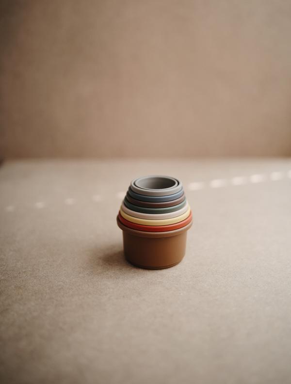 Stacking Cups Toy - Retro - Little Reef and Friends