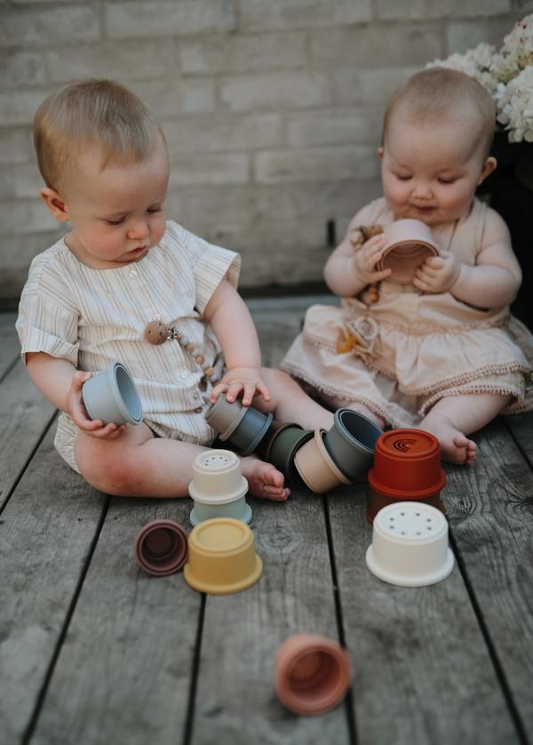 Stacking Cups Toy - Retro - Little Reef and Friends