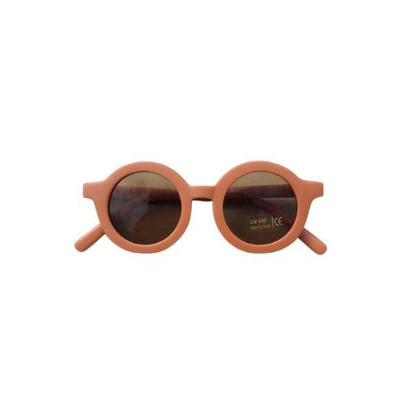 Sustainable Kids Sunglasses - Rust - Little Reef and Friends