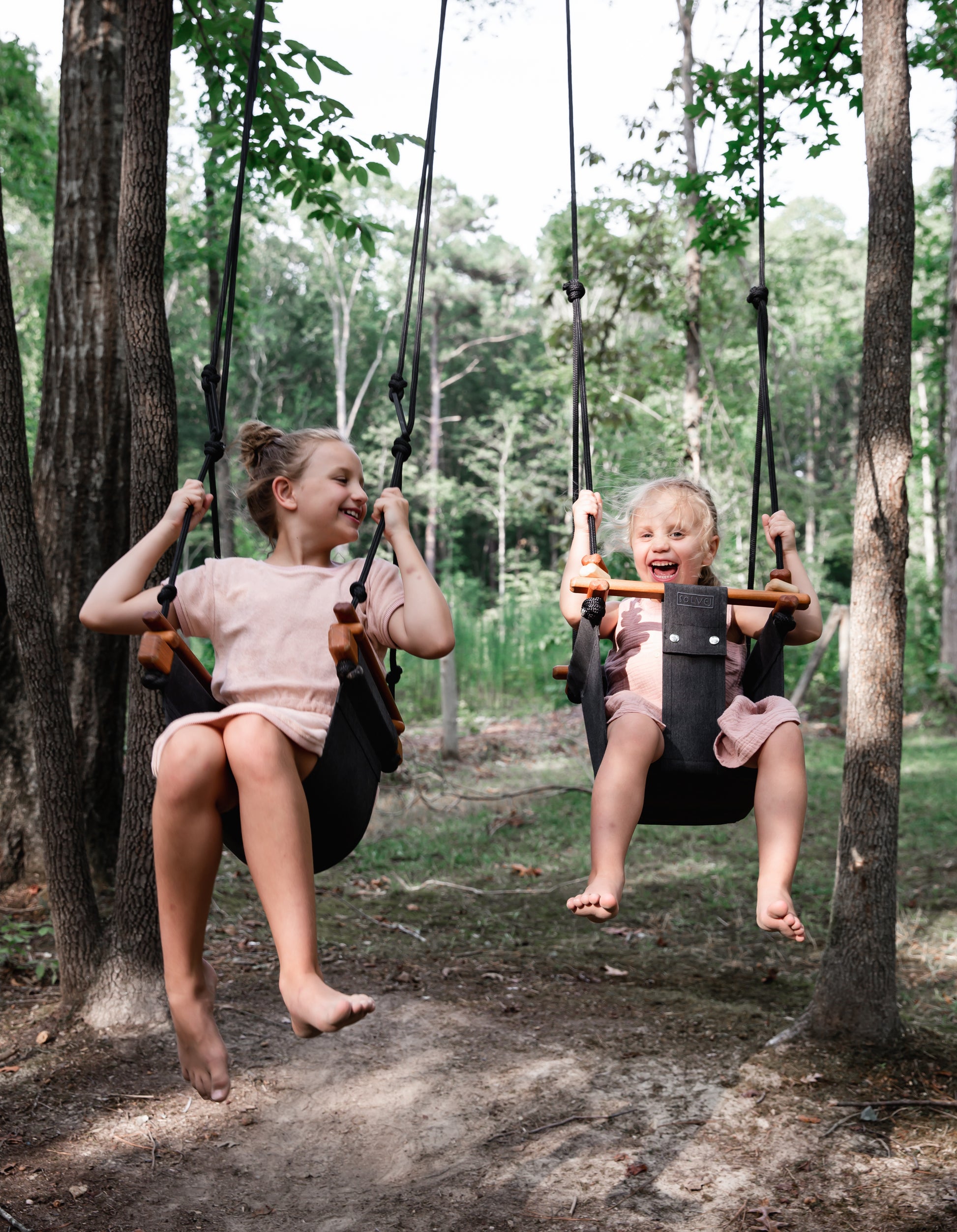 Baby & Toddler Swing - Slate Grey - Little Reef and Friends