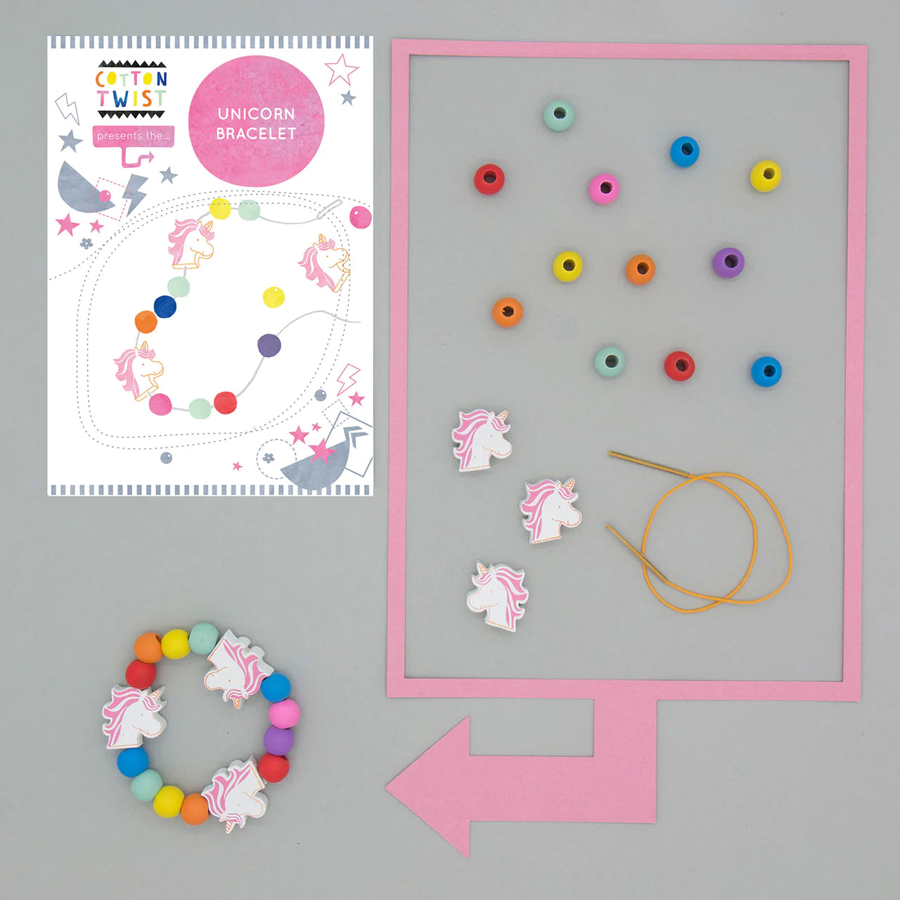 Make Your Own - Unicorn Bracelet Kit - Little Reef and Friends